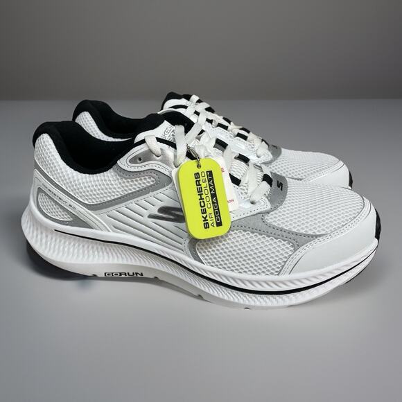 Skechers Go Run Men Size 11 Consistent 2.0 Silver White Wolf Running Shoes New - Picture 7 of 8
